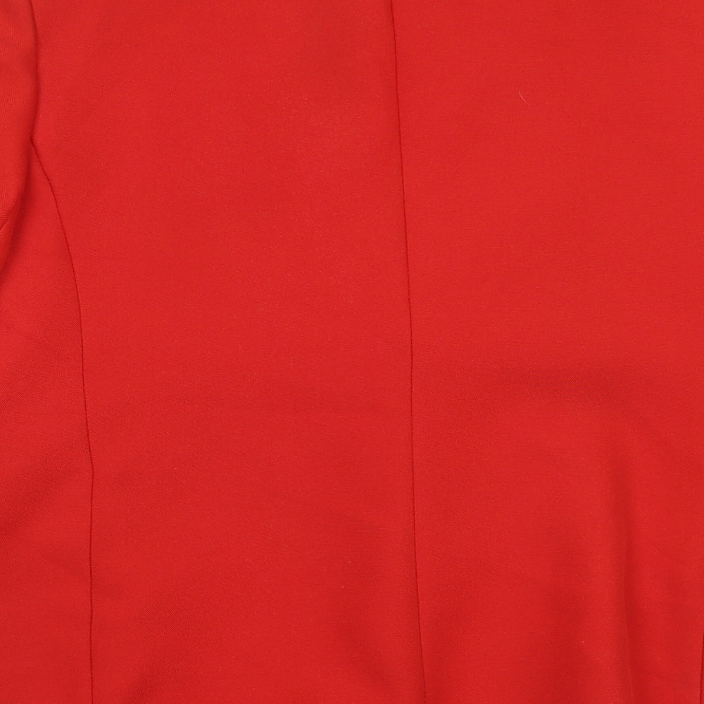 Preworn Womens Red   Jacket Blazer Size 20