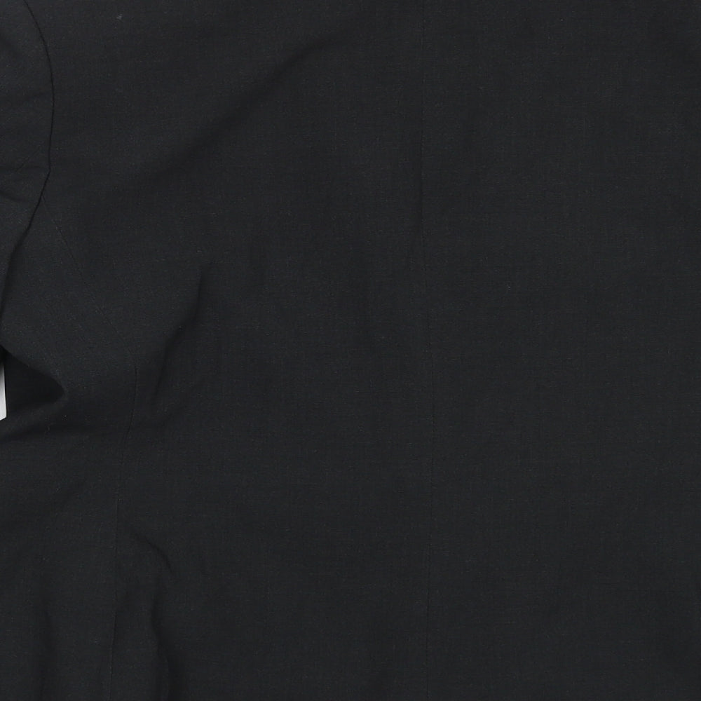 Marks and Spencer Womens Grey  Polyester Jacket Blazer Size 16