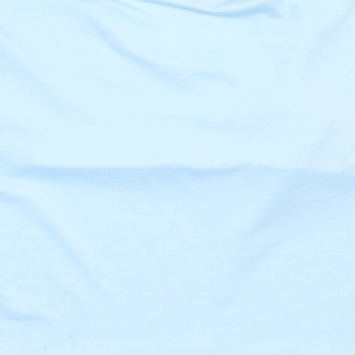 SheIn Womens Blue  Polyester Basic T-Shirt Size M Round Neck