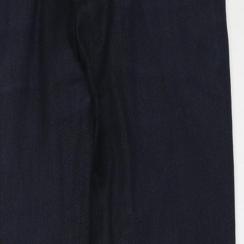 Spitalfields Mens Blue  Polyester Trousers  Size 32 in L31 in Regular