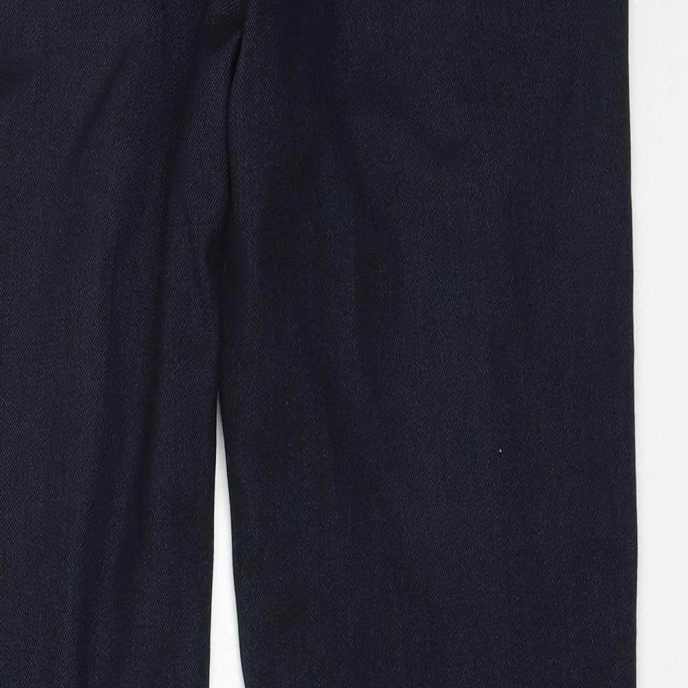 Spitalfields Mens Blue  Polyester Trousers  Size 32 in L31 in Regular