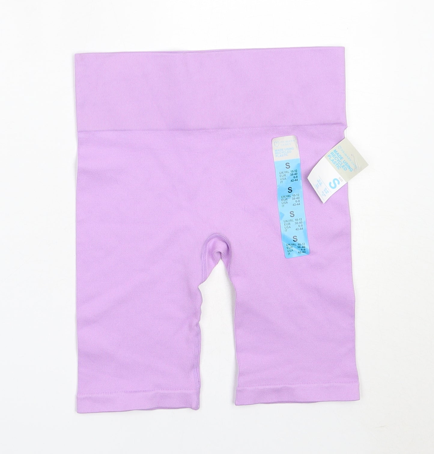 Primark Womens Purple  Nylon Compression Shorts Size S  Regular