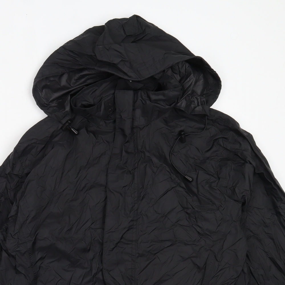 Primark Mens Black   Rain Coat Coat Size M