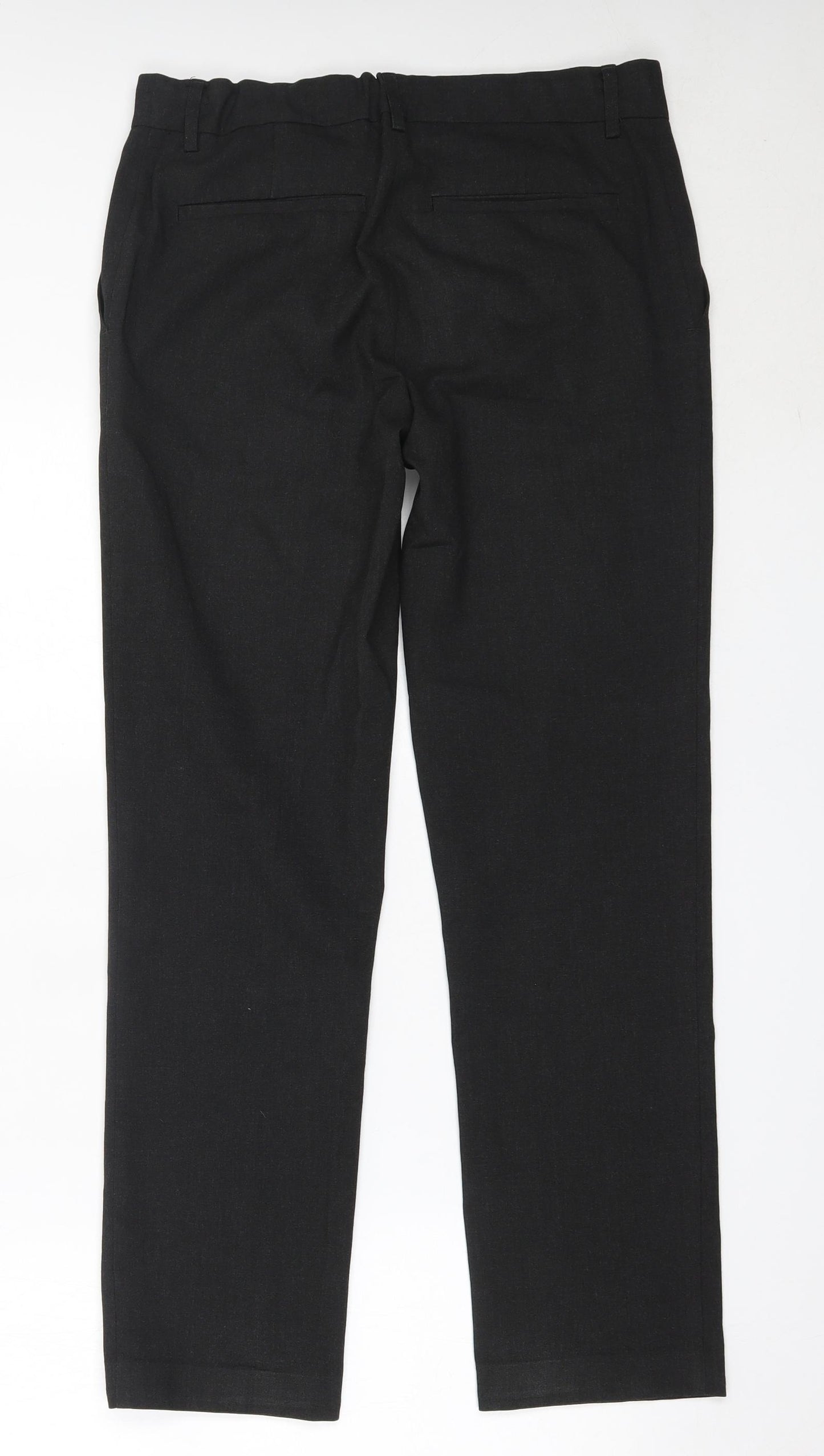 Marks and Spencer Boys Grey  Polyester Dress Pants Trousers Size 14-15 Years  Regular  - school