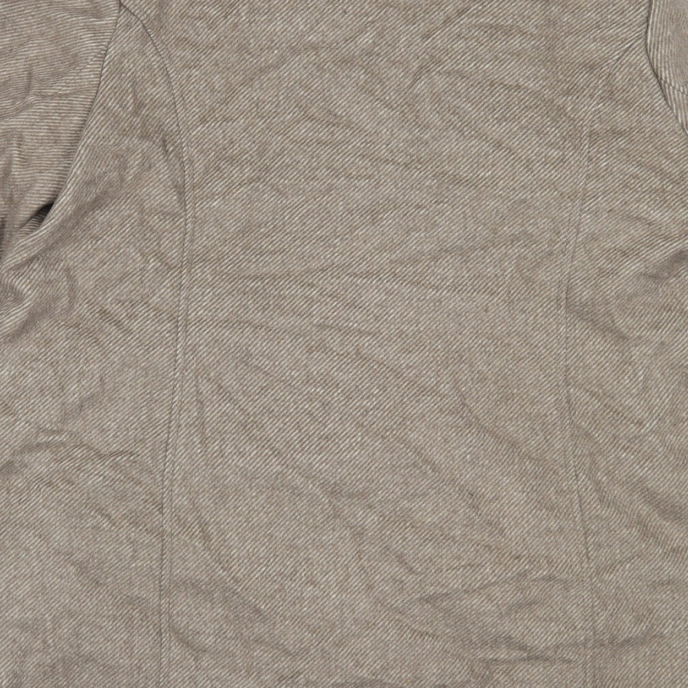 Marks and Spencer Womens Beige   Overcoat Coat Size 18