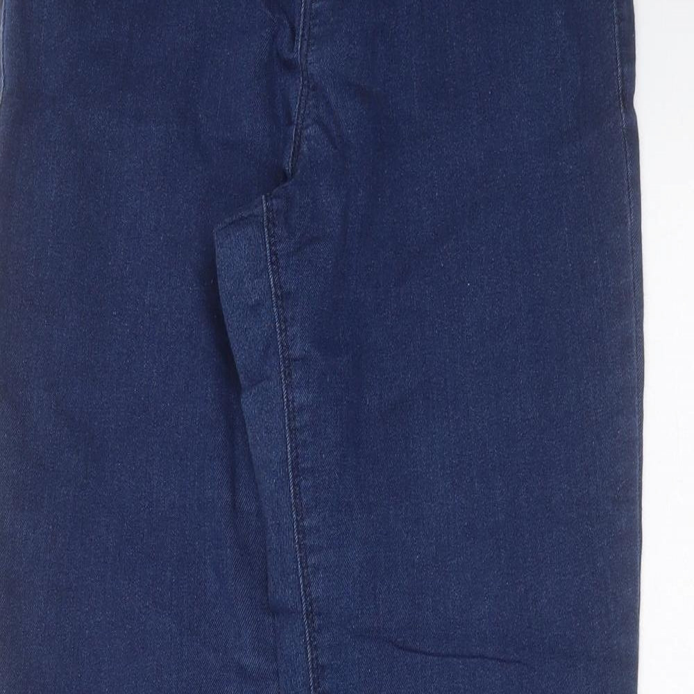 Dorothy Perkins Womens Blue  Cotton Jegging Jeans Size 8 L28 in Extra-Slim
