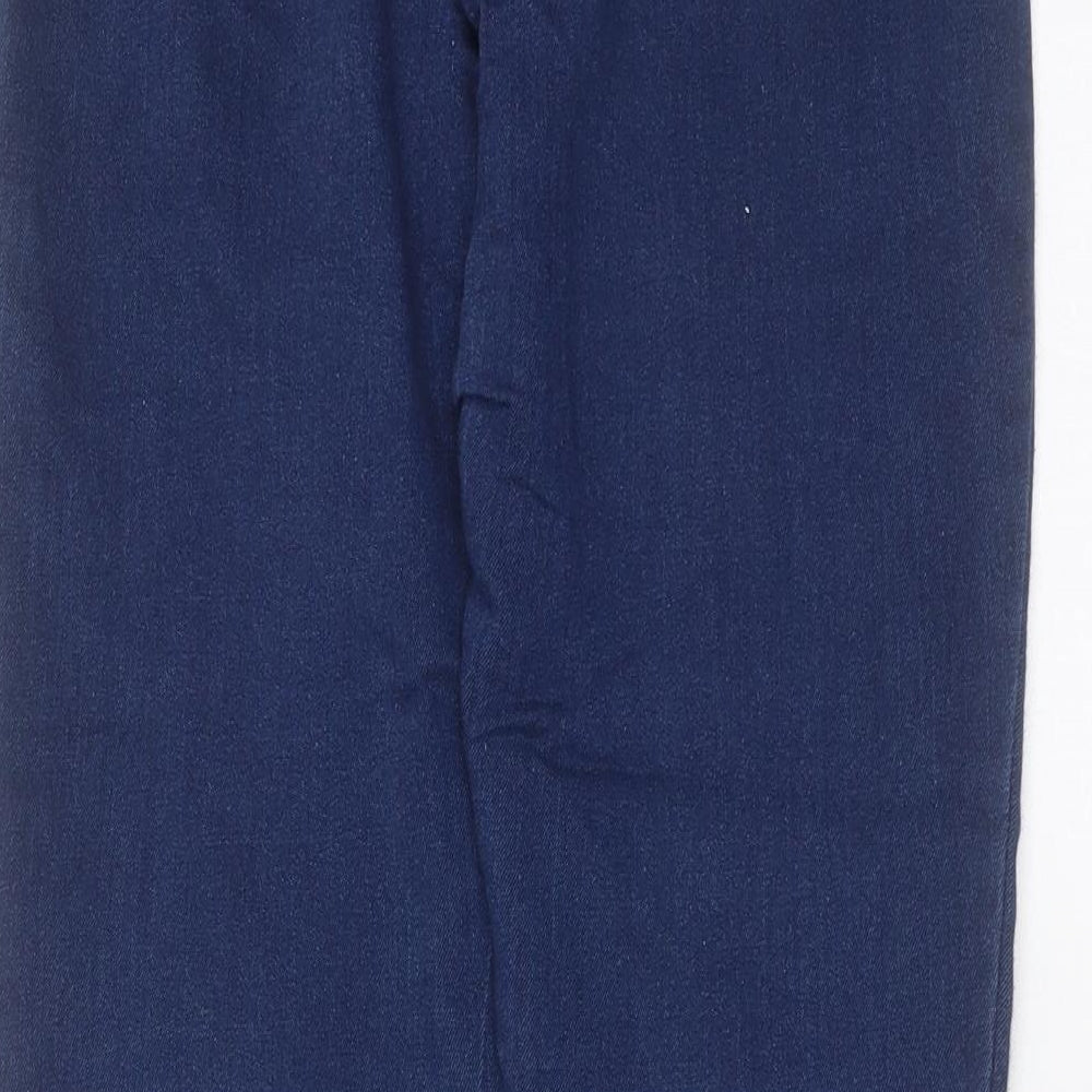 Dorothy Perkins Womens Blue  Cotton Jegging Jeans Size 8 L28 in Extra-Slim