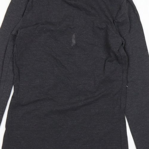 Atmosphere Girls Grey  Cotton Basic T-Shirt Size 8 Years Scoop Neck