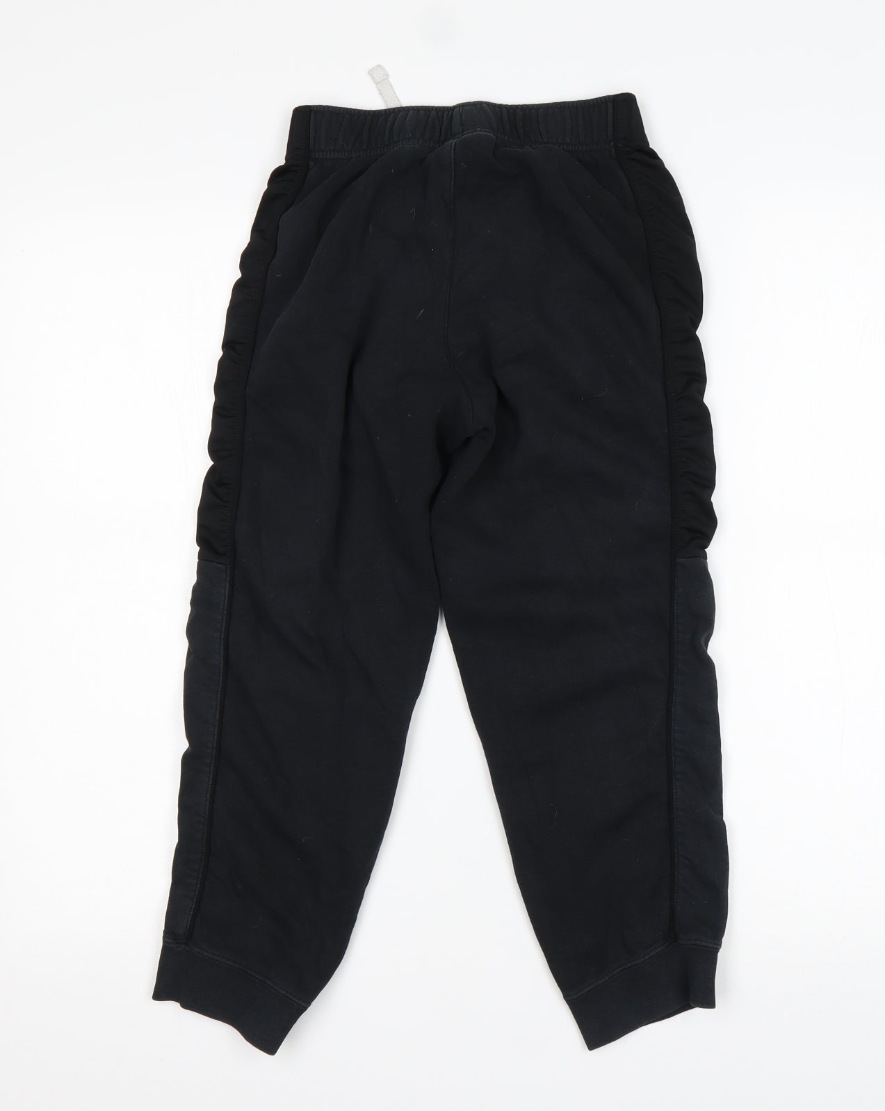 Nike Boys Black  Cotton Sweatpants Trousers Size M  Regular