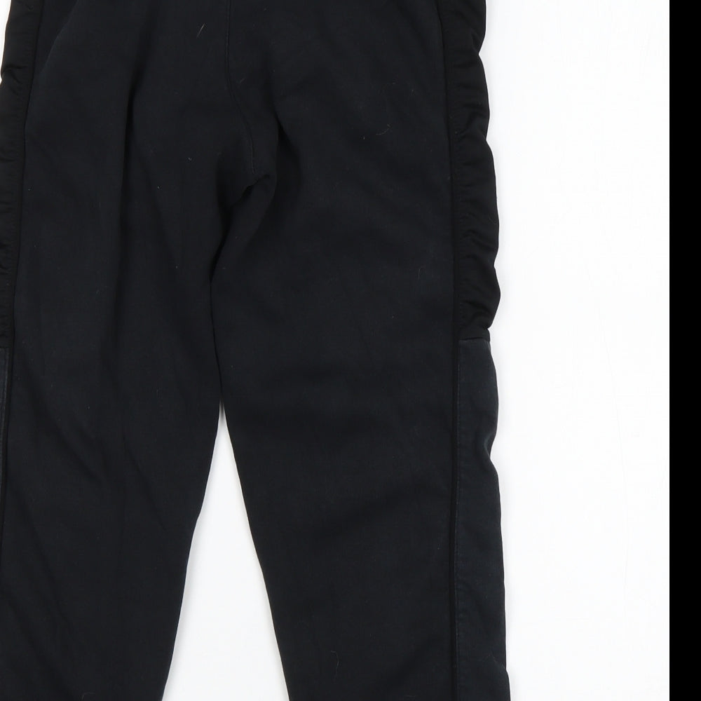 Nike Boys Black  Cotton Sweatpants Trousers Size M  Regular