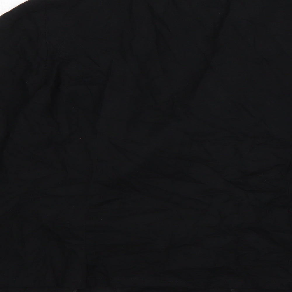 Wallis Womens Black Round Neck   Cardigan Jumper Size L