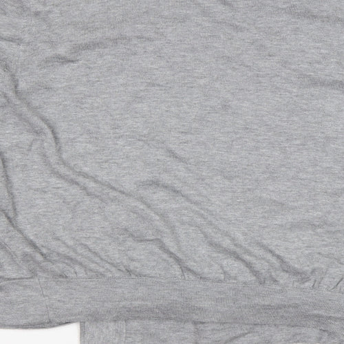 Kaliko Womens Grey V-Neck  Viscose Cardigan Jumper Size XL