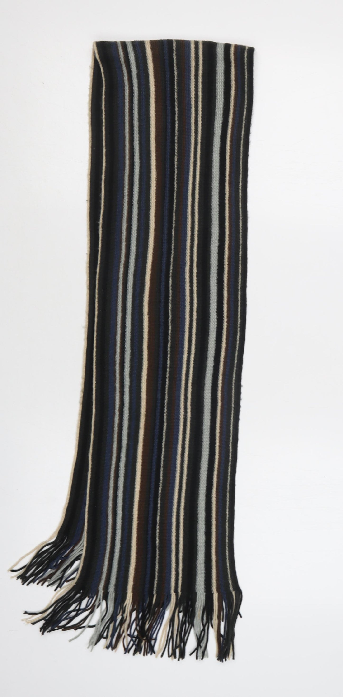 Preworn Mens Multicoloured Striped  Scarf  One Size