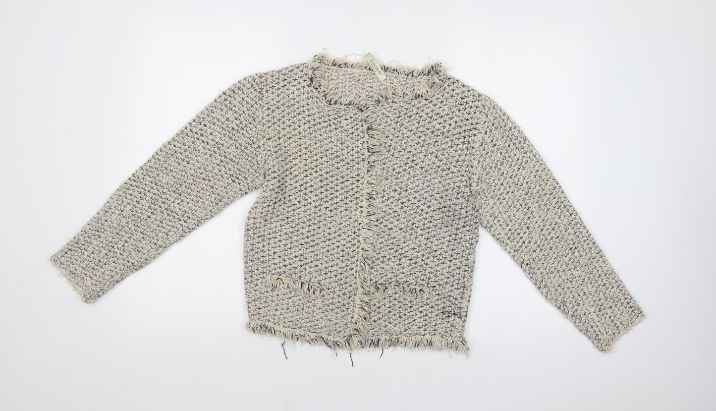 Cocogio Womens Beige   Jacket Blazer Size 12