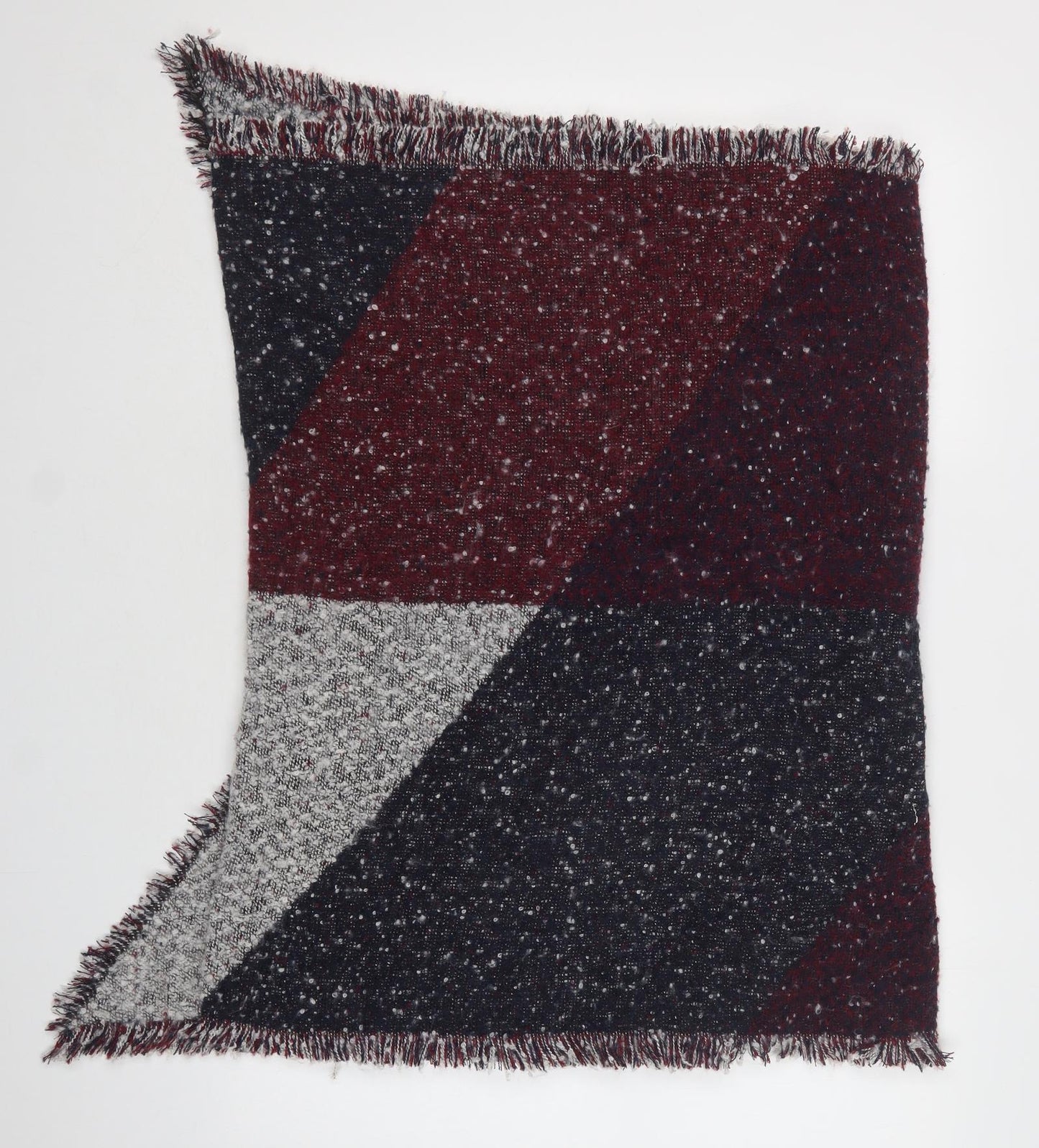 Preworn Womens Purple Geometric   Shawl/Wrap