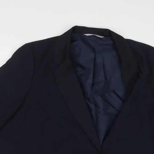 George Womens Blue   Jacket Blazer Size 14  Button