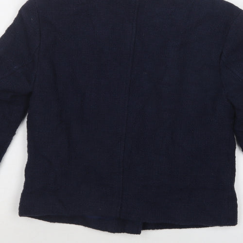 Warehouse Womens Blue   Jacket Blazer Size 8  Zip