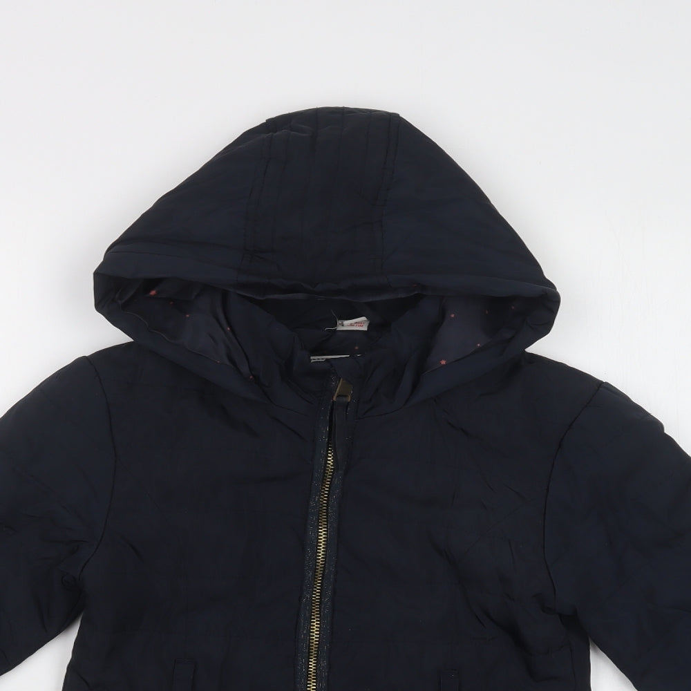 TU Girls Blue   Jacket  Size 7-8 Years  Zip