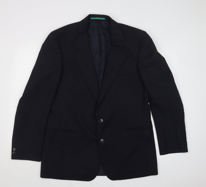 C&A Mens Blue Jacket Blazer Size 42 Button