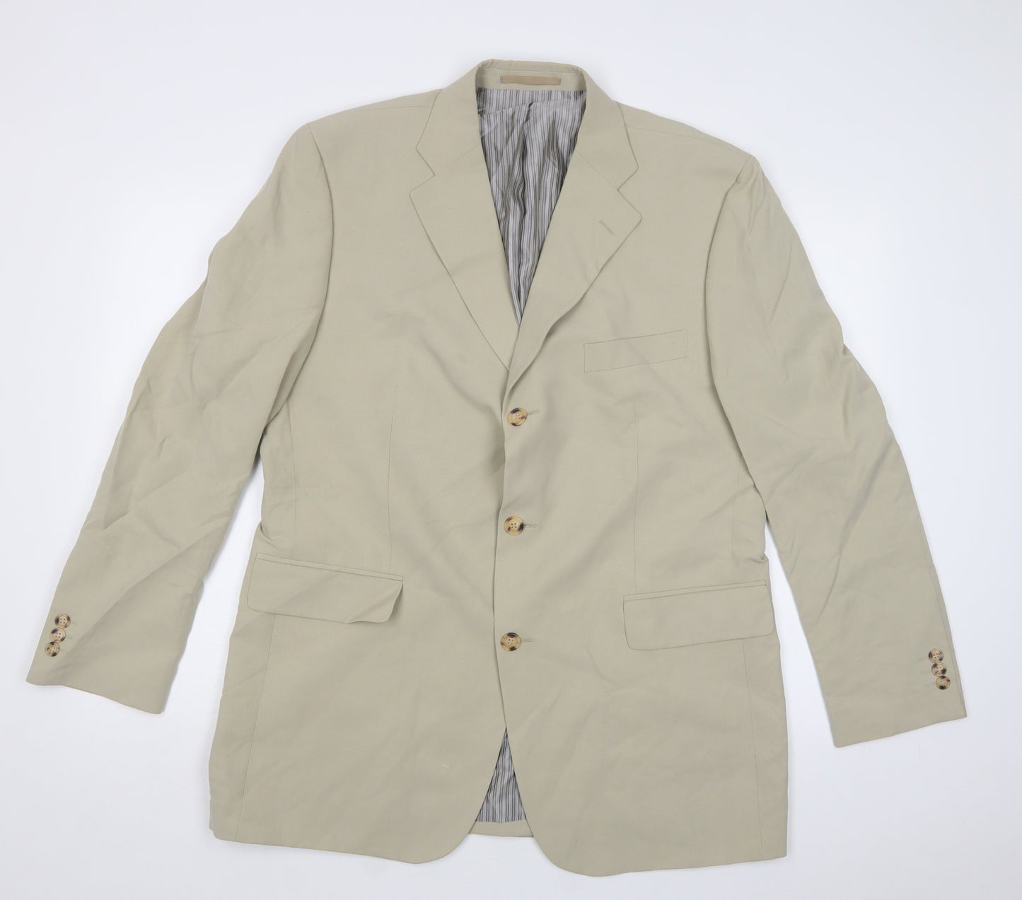 Taylor & Wright Mens Beige   Jacket Blazer Size 42  Button
