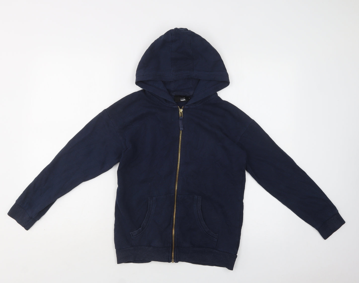 NEXT Boys Blue  Cotton Full Zip Hoodie Size 12 Years  Zip - School Wear