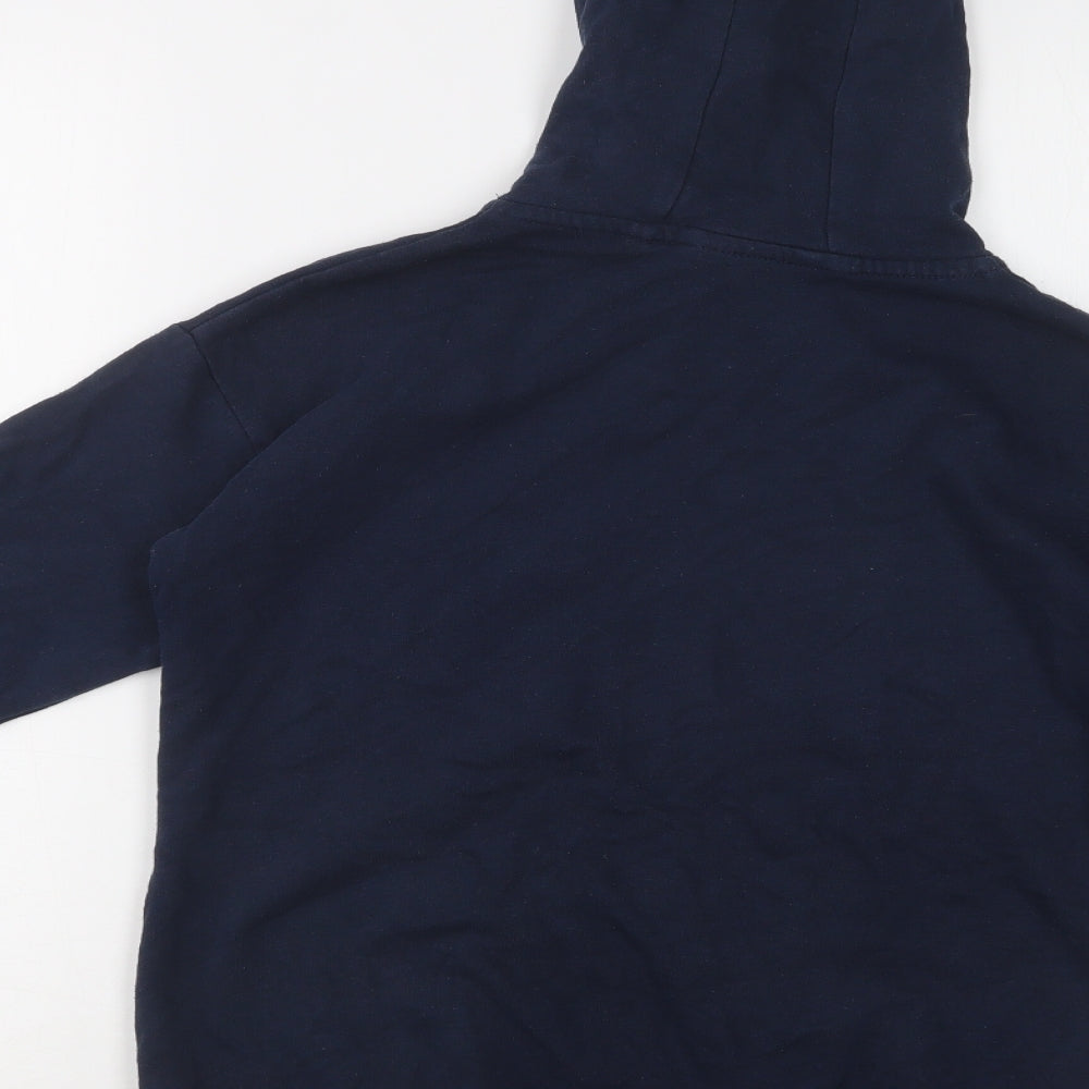 NEXT Boys Blue  Cotton Full Zip Hoodie Size 12 Years  Zip - School Wear