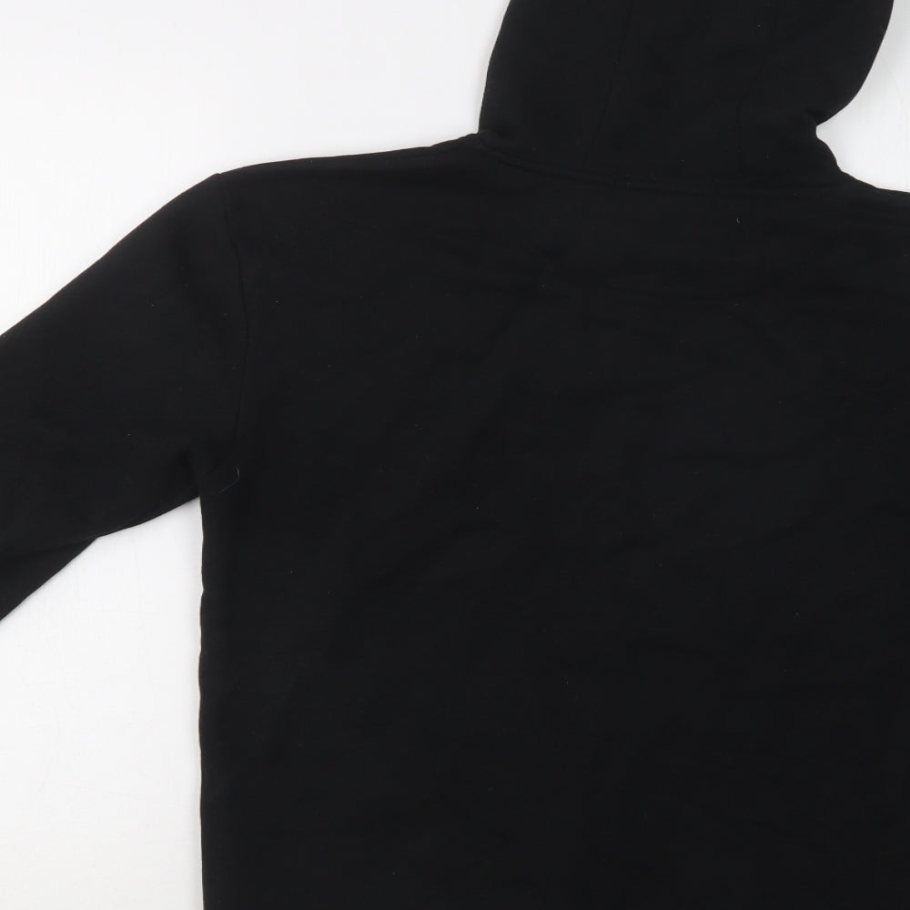 Primark Mens Black  Cotton Pullover Hoodie Size XS