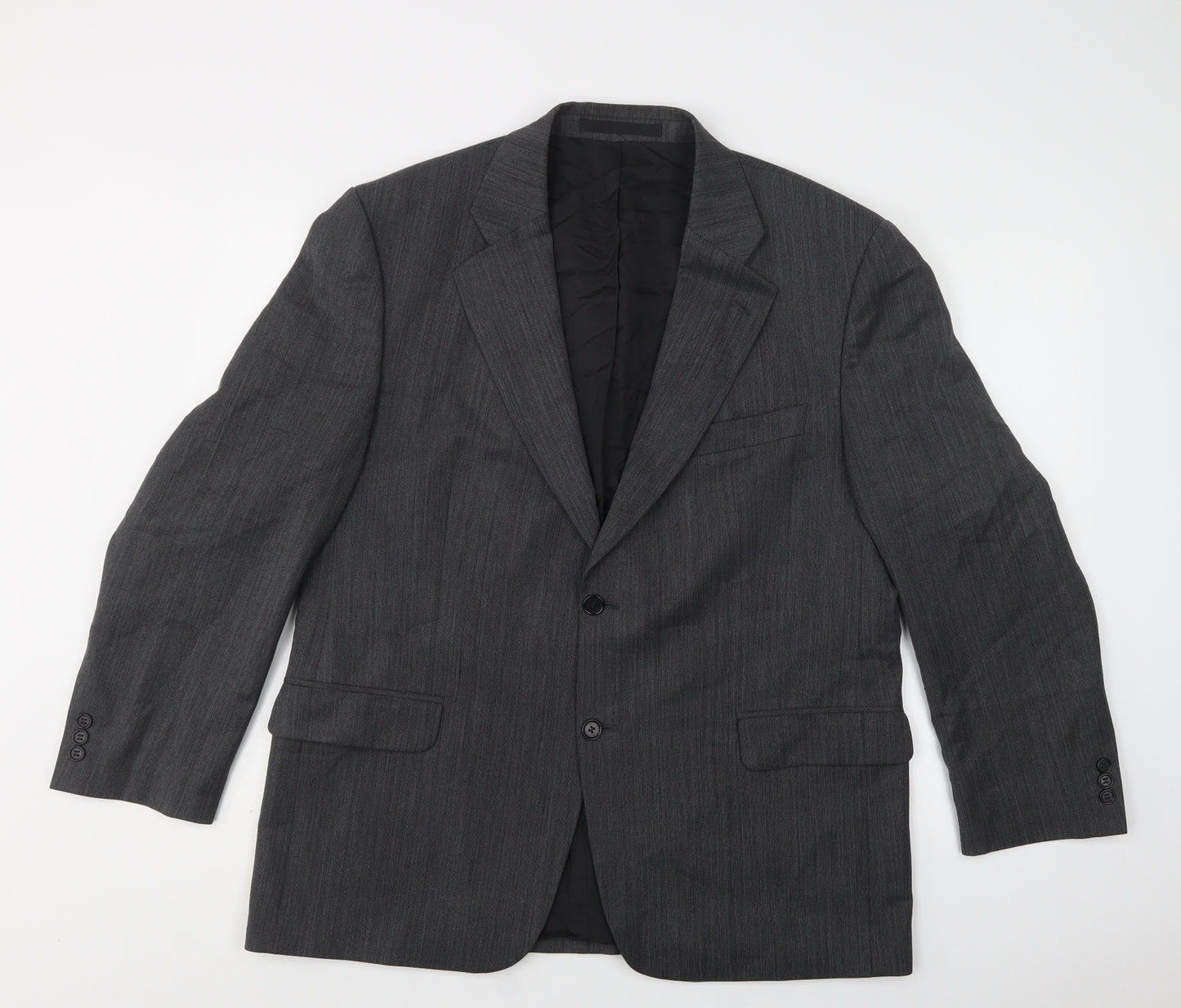 M&S Mens Grey   Jacket Blazer Size 44  Button