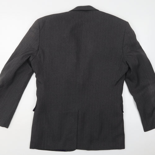 Taylor & Wright Mens Grey Striped  Jacket Blazer Size 38