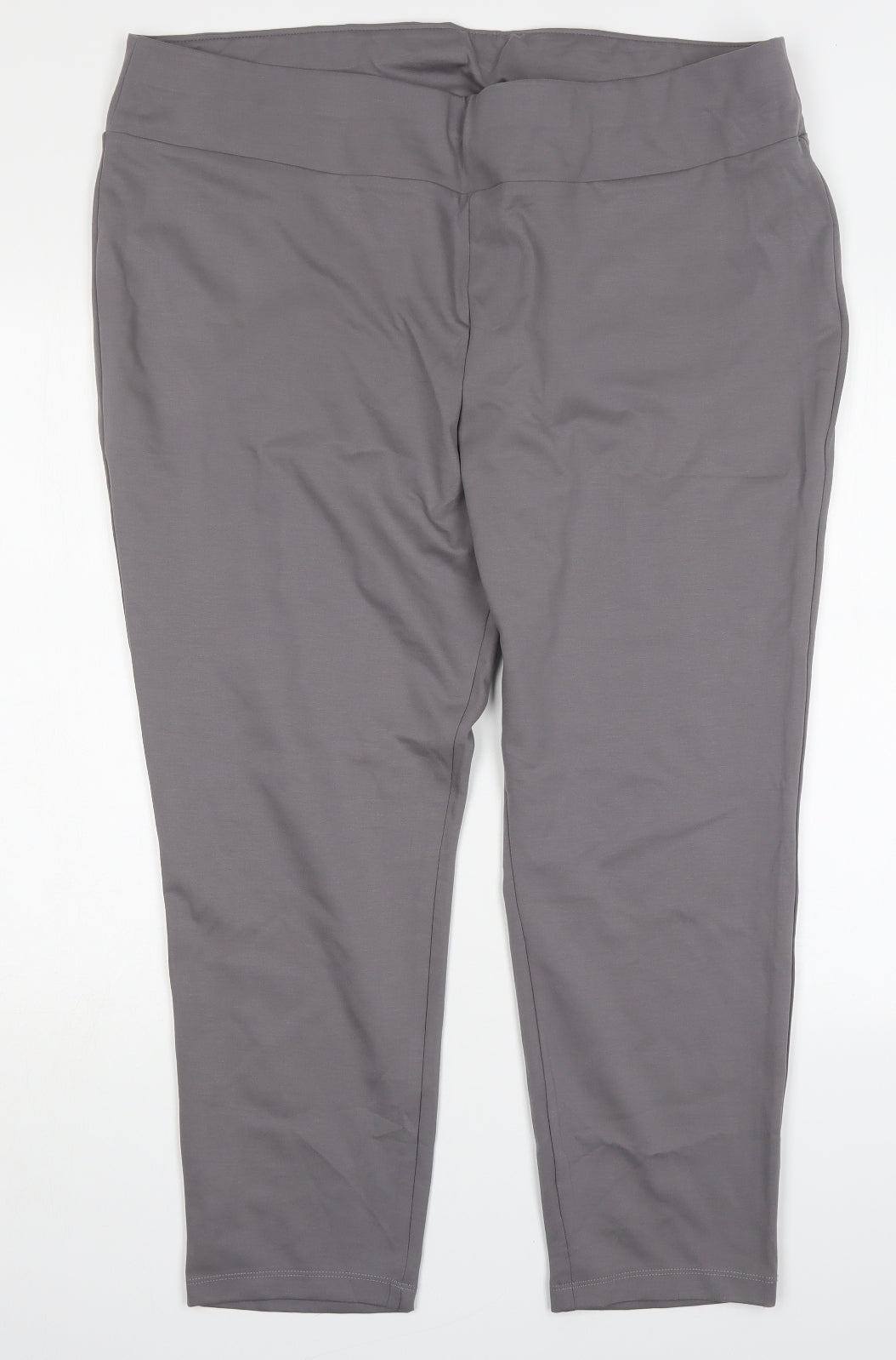 Mr Max Womens Grey  Viscose Track Pants Leggings Size 3XL L27 in Regular