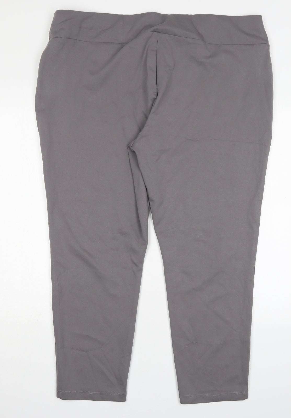 Mr Max Womens Grey  Viscose Track Pants Leggings Size 3XL L27 in Regular