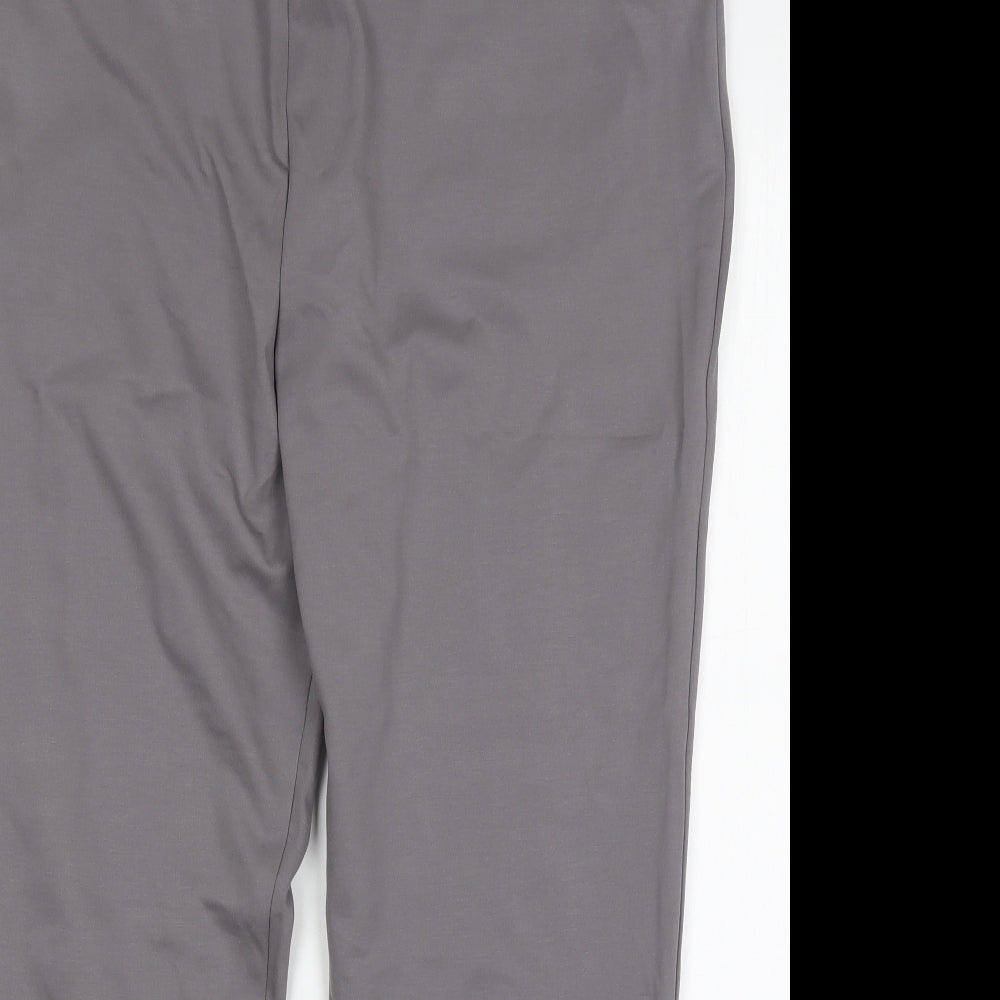 Mr Max Womens Grey  Viscose Track Pants Leggings Size 3XL L27 in Regular