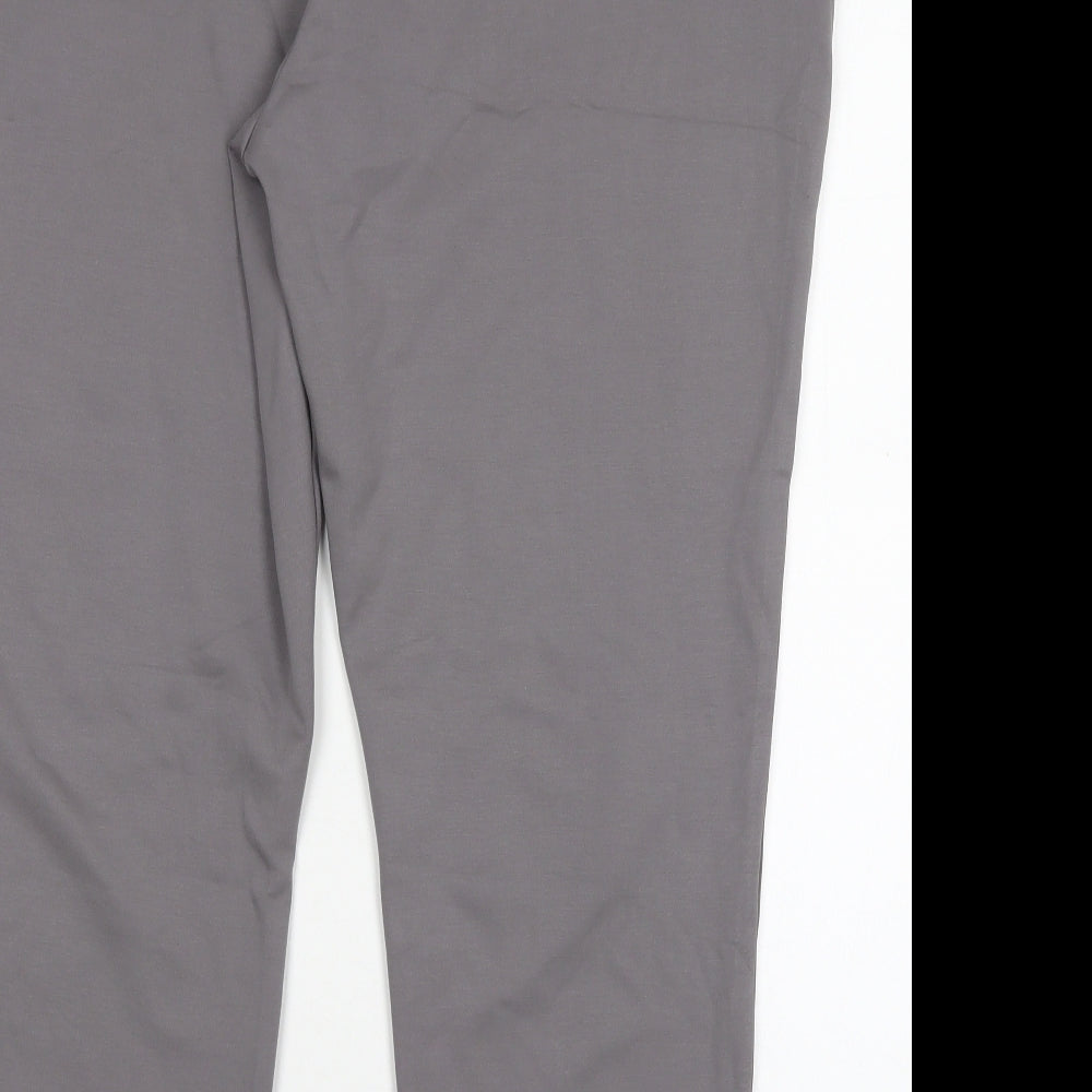 Mr Max Womens Grey  Viscose Track Pants Leggings Size 3XL L27 in Regular