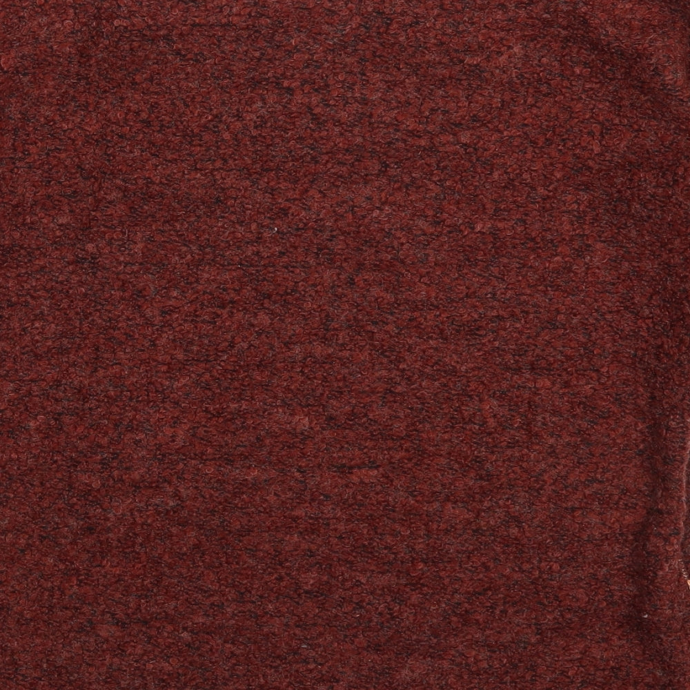 NEXT Womens Brown Round Neck  Polyester Pullover Jumper Size 8