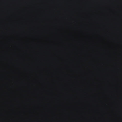 Pull&Bear Womens Black  Cotton Basic T-Shirt Size S Crew Neck - New York