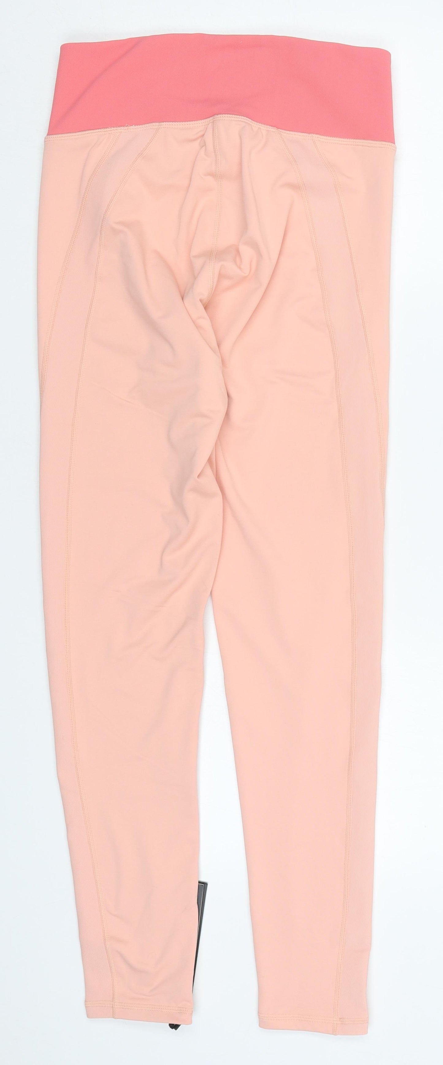 Bo+Tee Womens Pink  Polyester Capri Leggings Size 26 in L27 in Regular