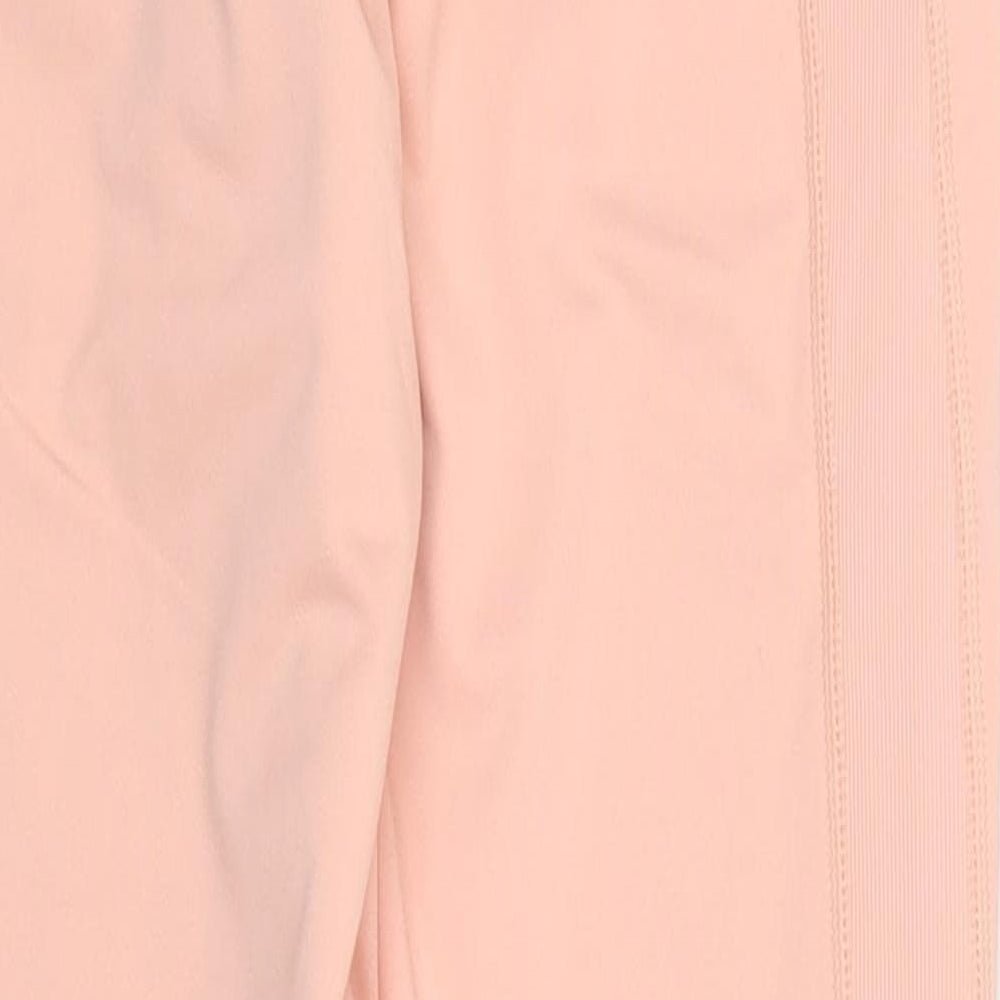 Bo+Tee Womens Pink  Polyester Capri Leggings Size 26 in L27 in Regular
