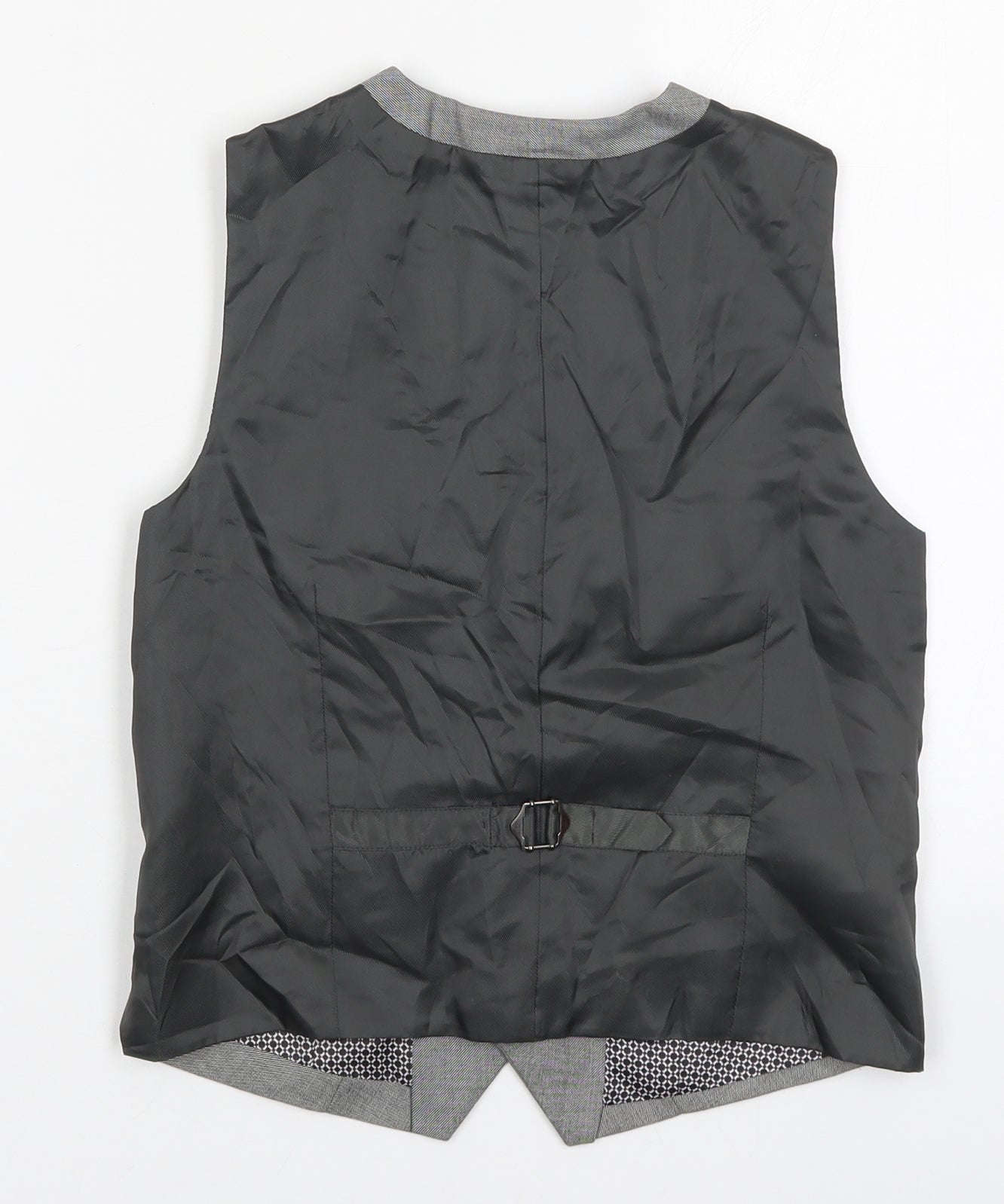 NEXT Boys Grey   Jacket Waistcoat Size 10 Years  Button