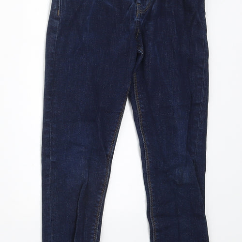 Matalan Boys Blue  Cotton Skinny Jeans Size 9 Months  Regular Button