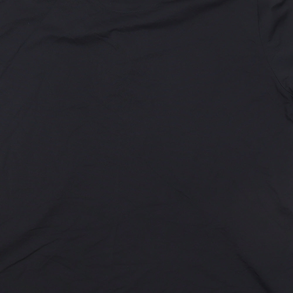 Porshe Mens Black  Polyester  Polo Size 2XL Collared Pullover