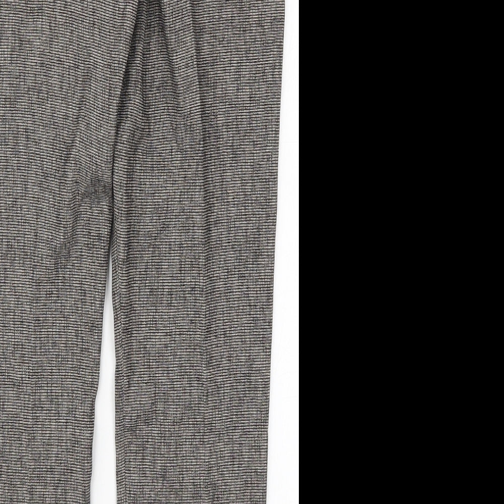 NEXT Womens Beige  Polyester Trousers  Size 12 L27 in Regular Hook & Eye