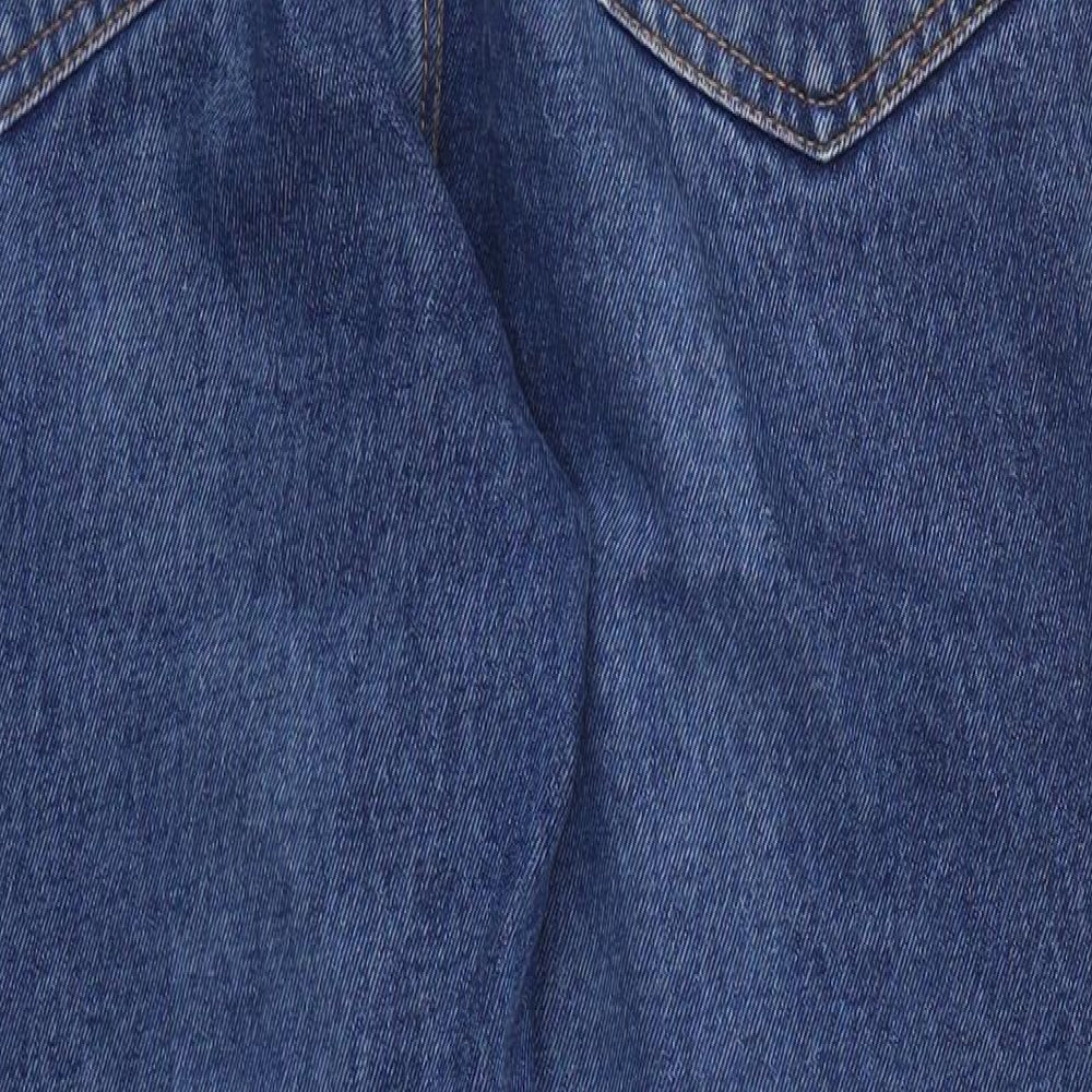 Stealth Jeans Mens Blue  Cotton Straight Jeans Size 36 L27 in Regular Button