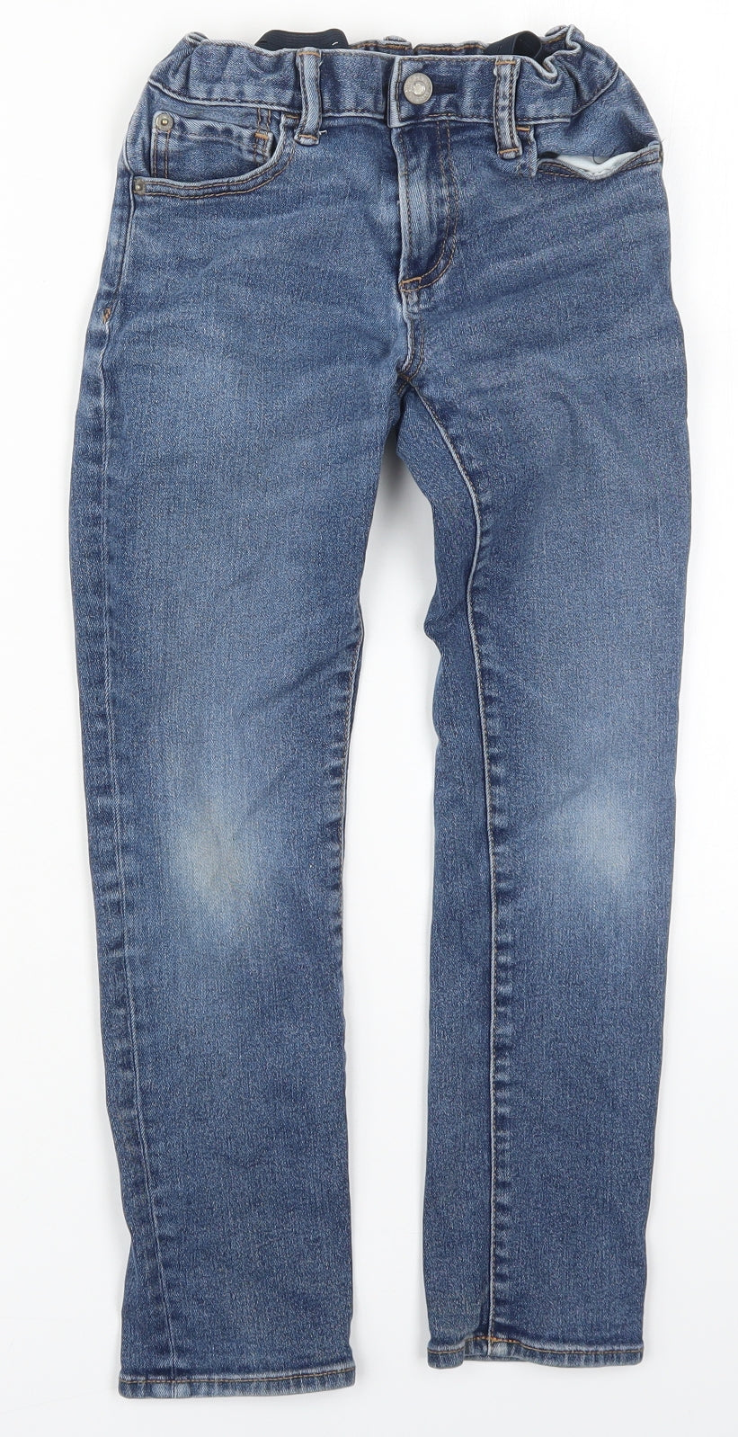 Gap Boys Blue  Cotton Straight Jeans Size 8 Years  Regular Button