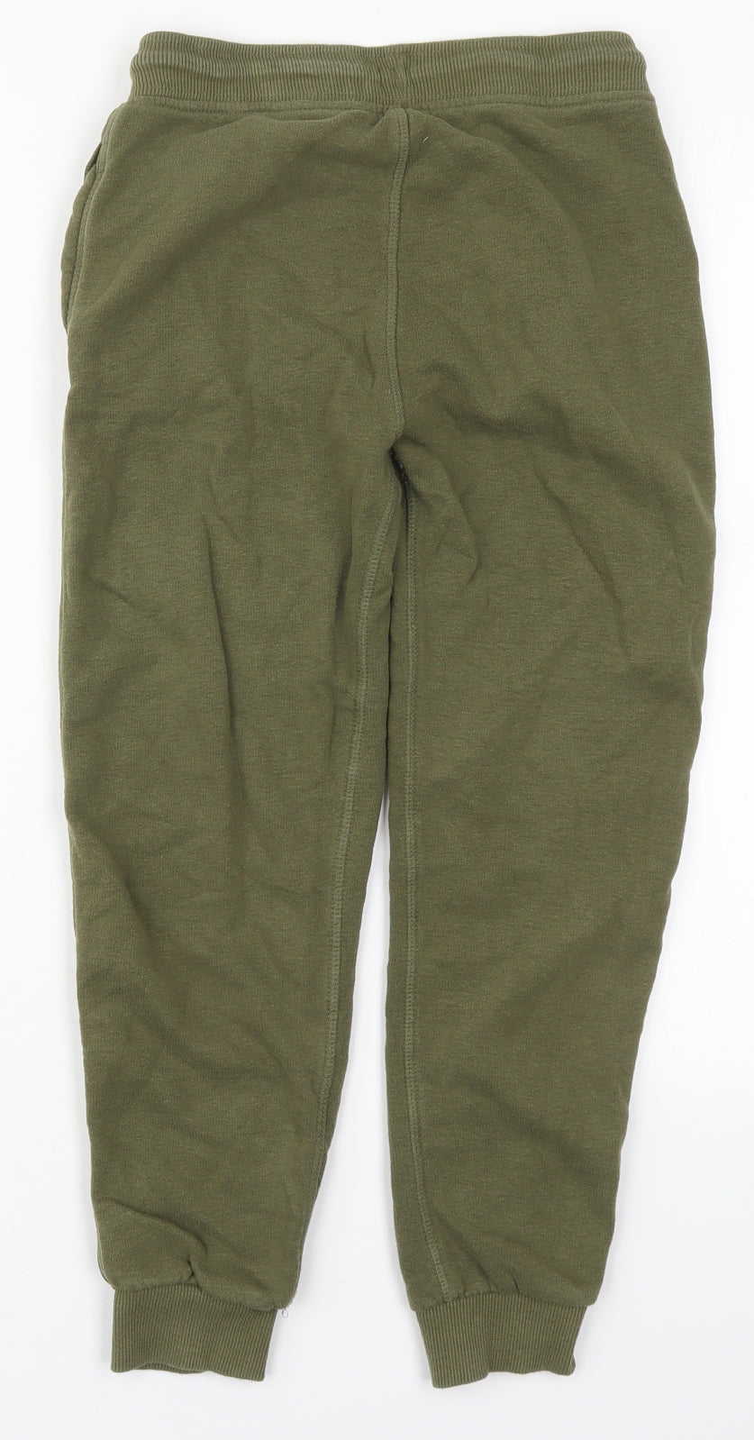 Nutmeg Boys Green  Cotton Sweatpants Trousers Size 9-10 Years  Regular