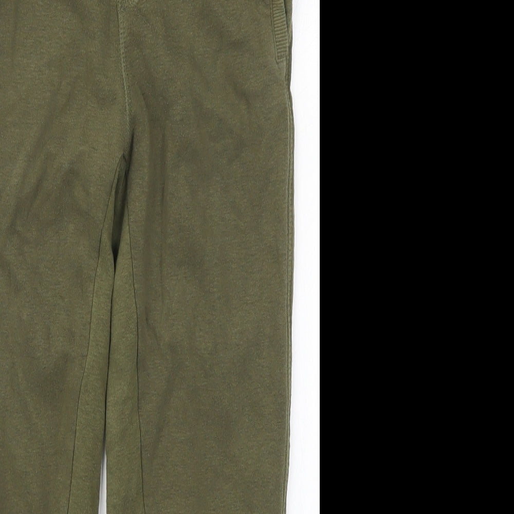 Nutmeg Boys Green  Cotton Sweatpants Trousers Size 9-10 Years  Regular