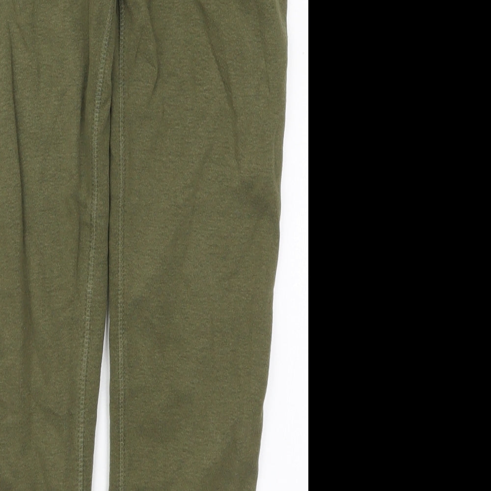 Nutmeg Boys Green  Cotton Sweatpants Trousers Size 9-10 Years  Regular