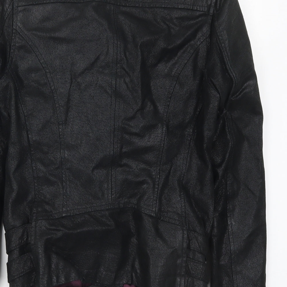 New Look Womens Black   Jacket  Size 8  Zip