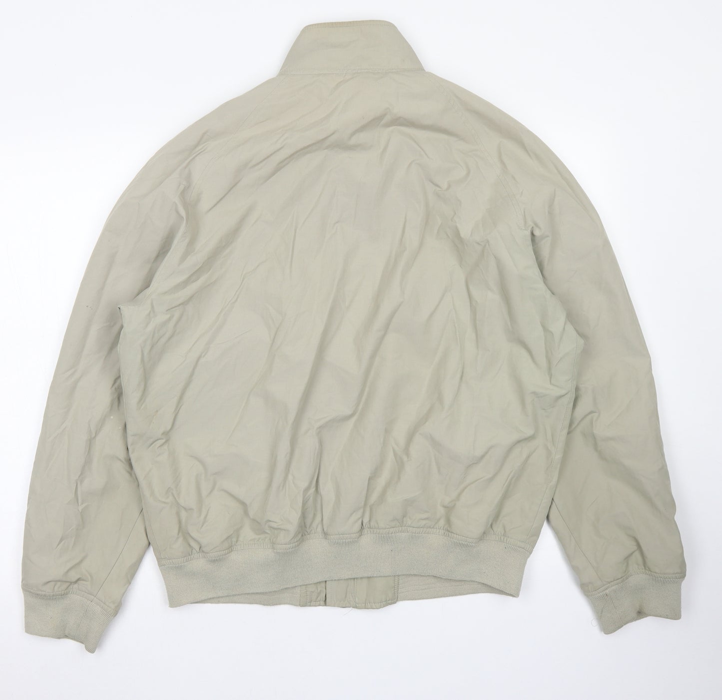 Marks & Spencer Mens Green   Bomber Jacket Jacket Size M  Zip