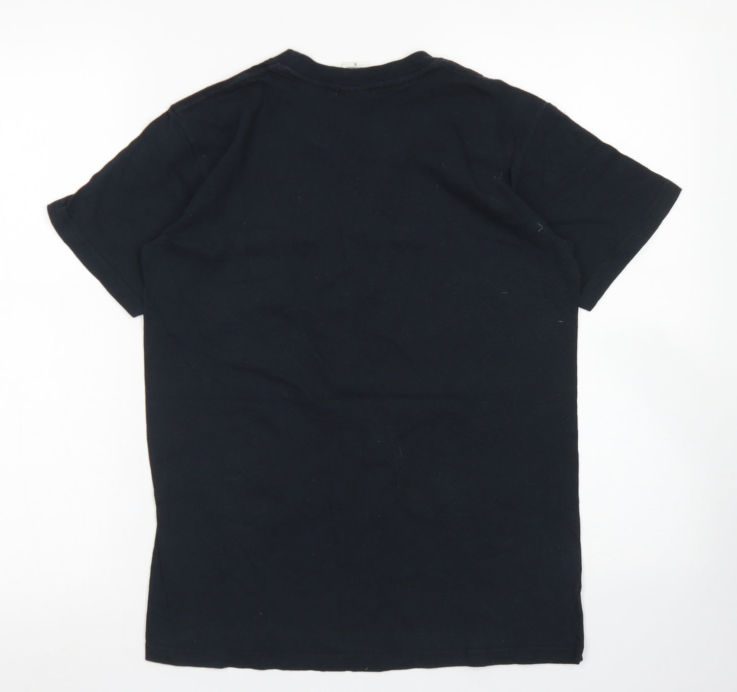 Gildan Womens Black  Cotton Basic T-Shirt Size S Crew Neck - You Me At Six