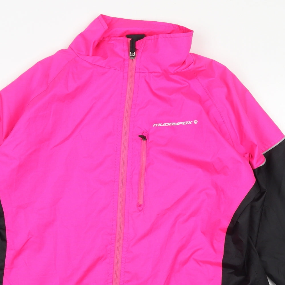 MuddyFox Womens Pink   Rain Coat Jacket Size 10  Zip